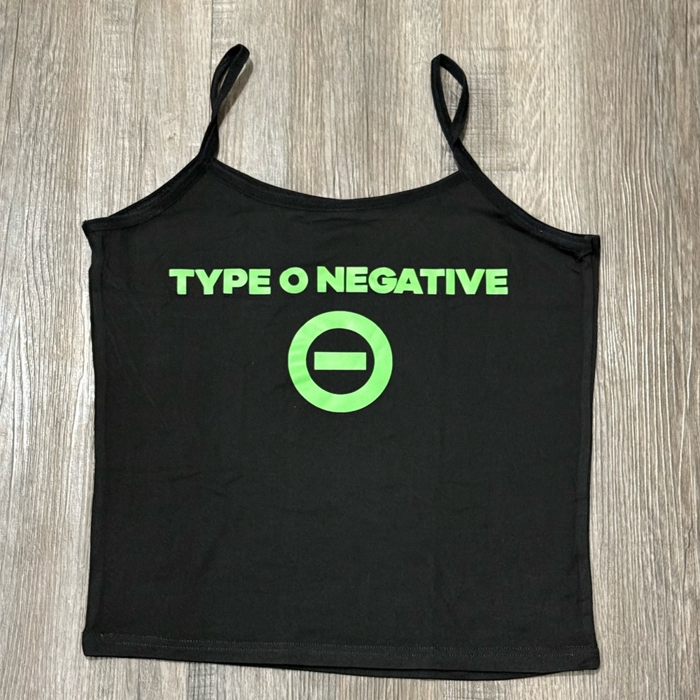 Type O Negative Green Black Goth Tank Top Crop Grunge Shirt Tank Top Camisole